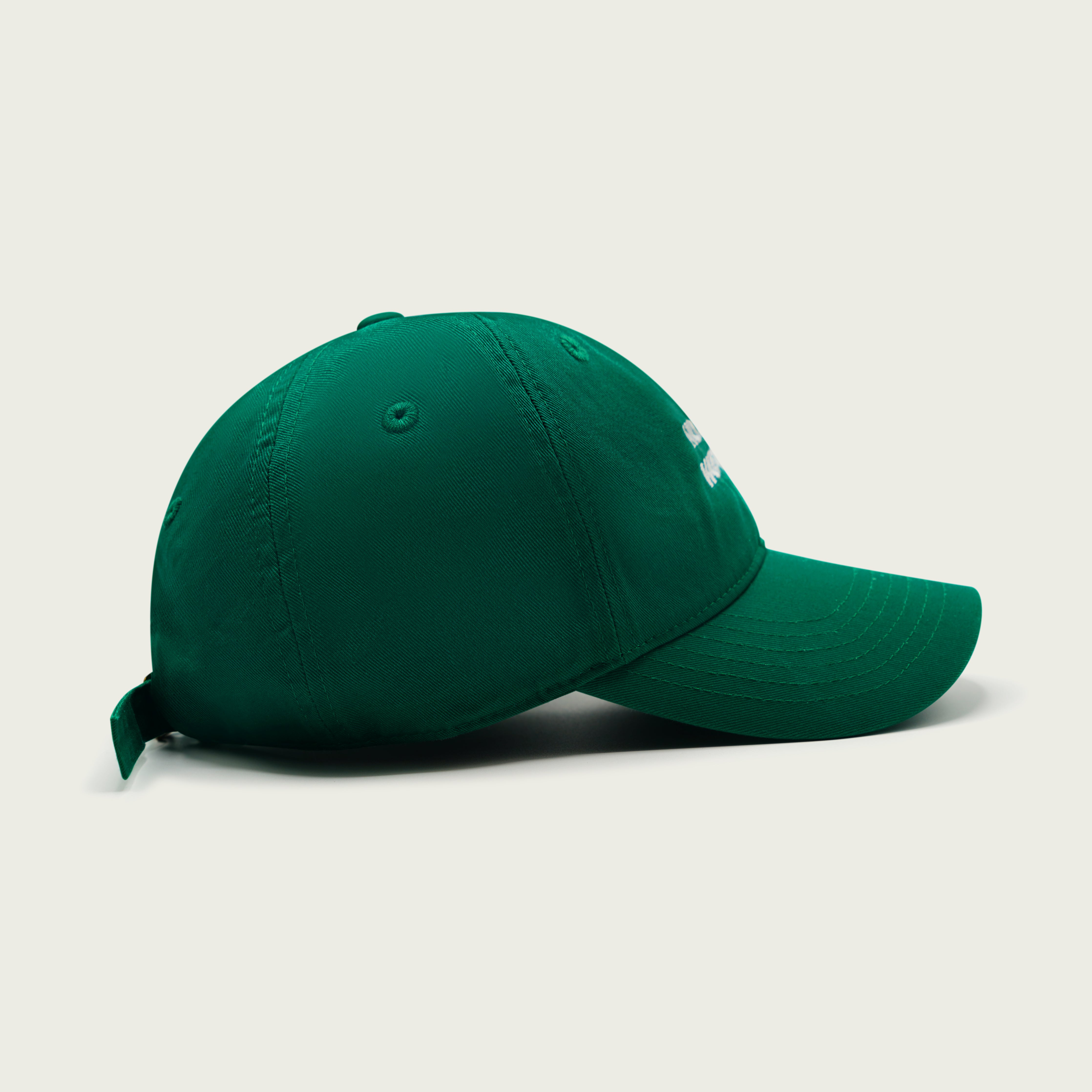 "NO, I DON'T WORK HERE" CAP GREEN